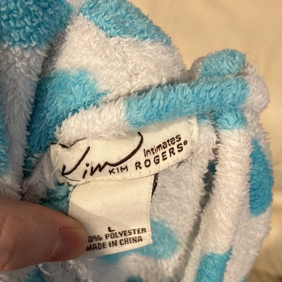 Kim Rogers Blue/White Robe - Picture 4 of 10